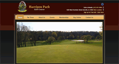 Desktop Screenshot of harrisonparkgolfcourse.com